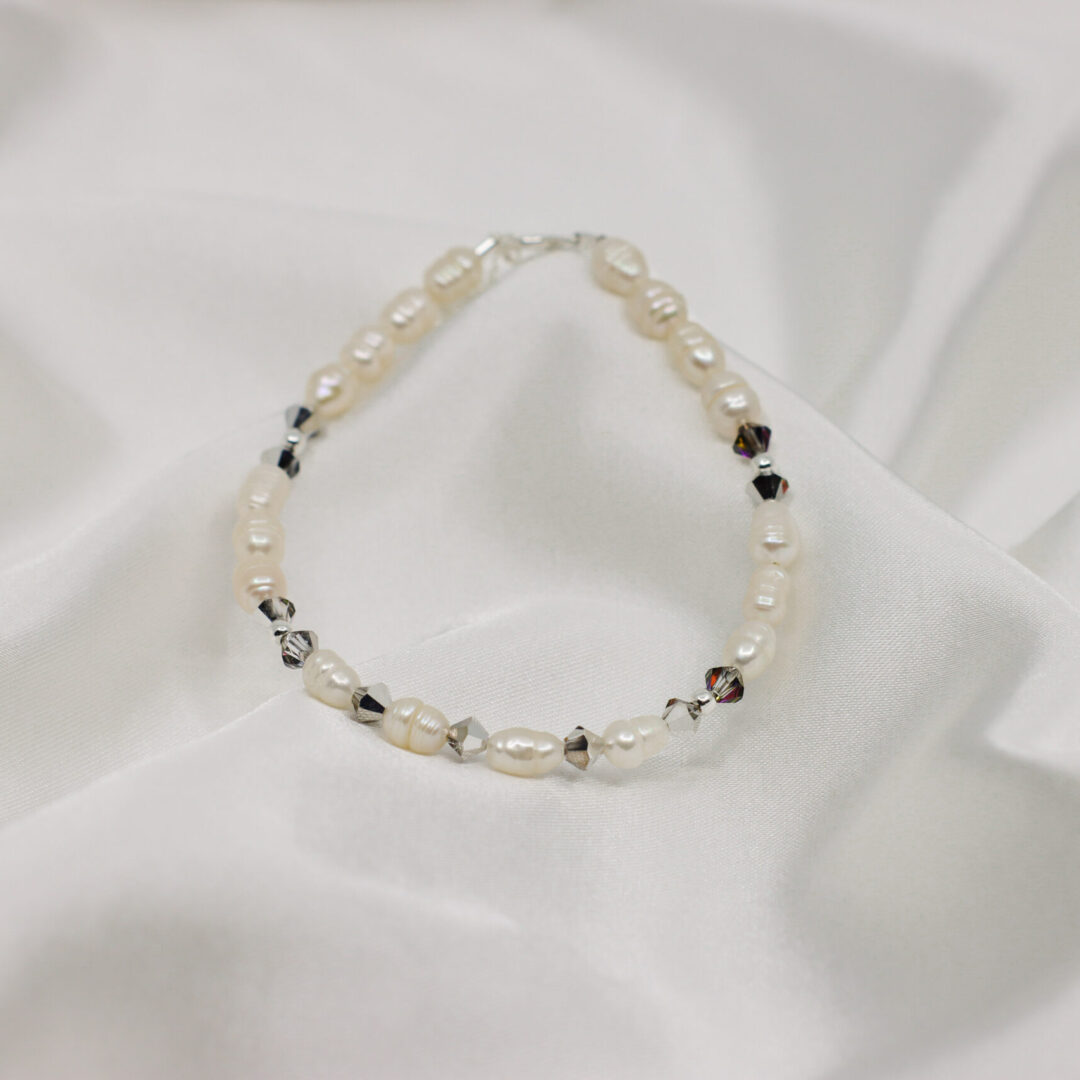 Bratara „Silver Pearl”