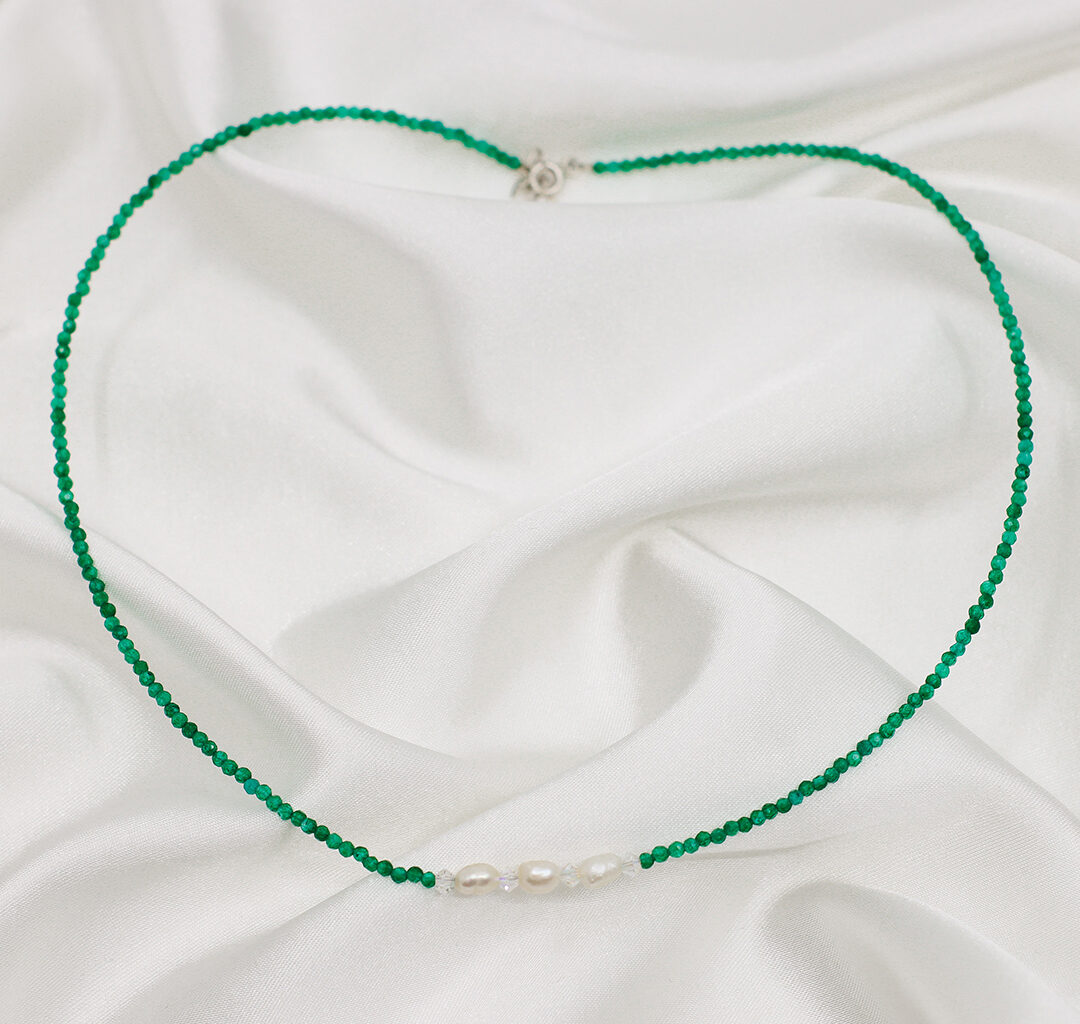 Colier „Emerald Calm”