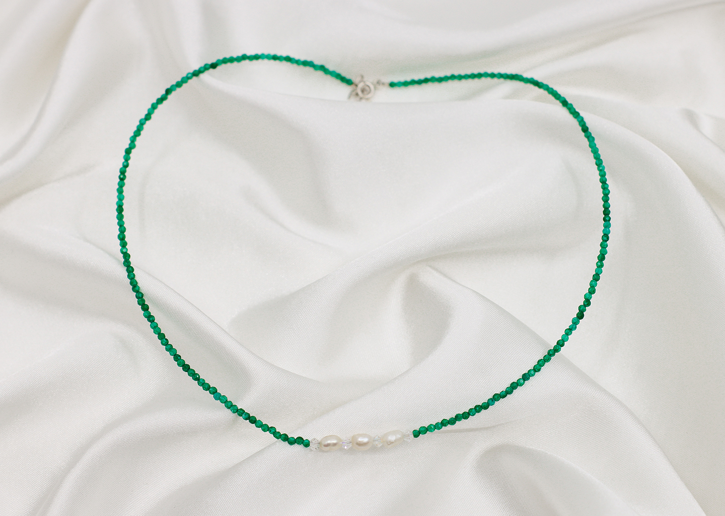 Colier „Emerald Calm”