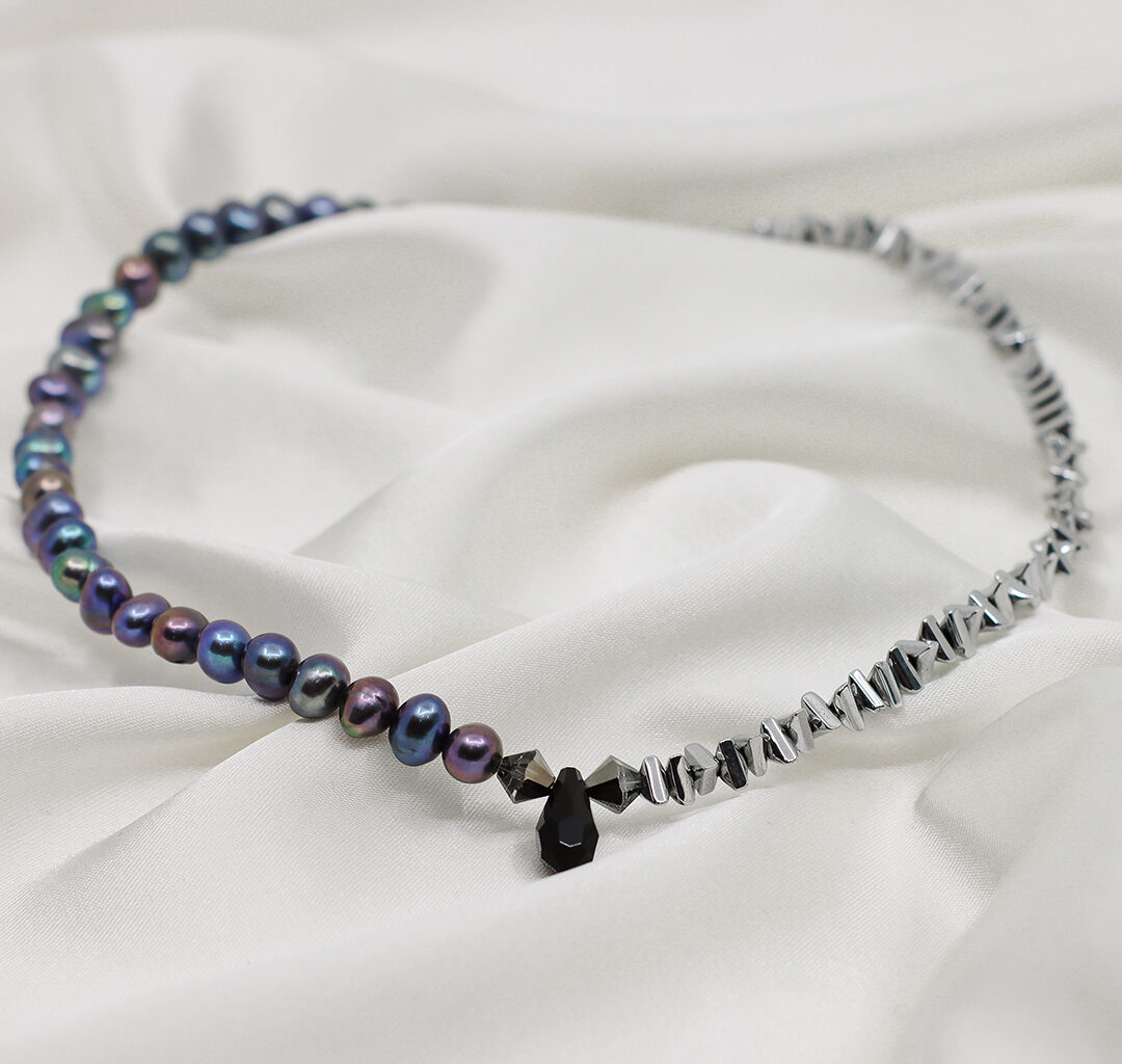 Colier „Noir Pearl”